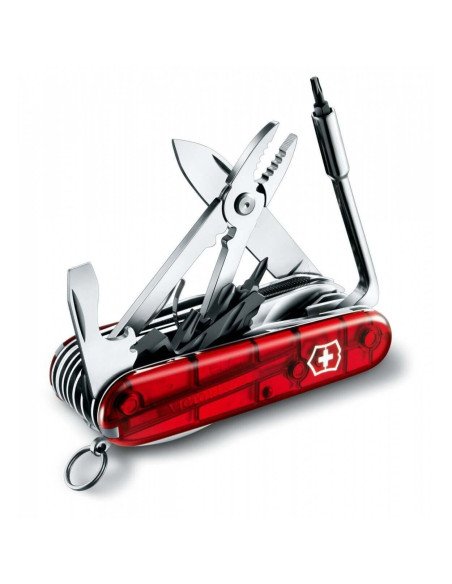 Victorinox Swiss Pocket Knife Cyber Tool M rosso traslucido 91 mm 34 funzioni