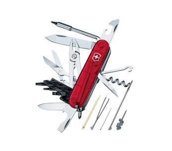 Canivete suíço Victorinox Cyber Tool M vermelho translúcido 91mm 34 funções