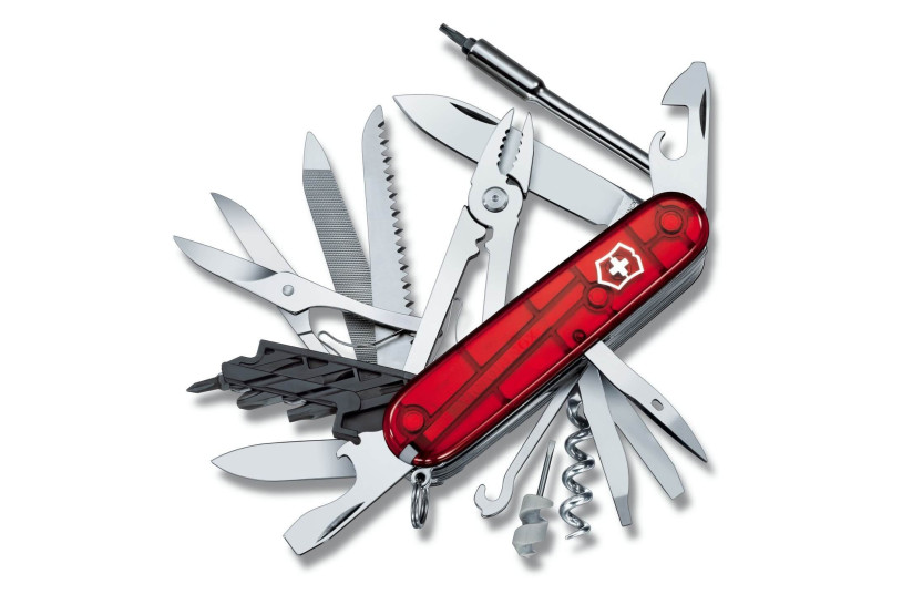 Victorinox Coltellino svizzero 23 pezzi CYBER TOOL 41 manico 91 mm rosso traslucido