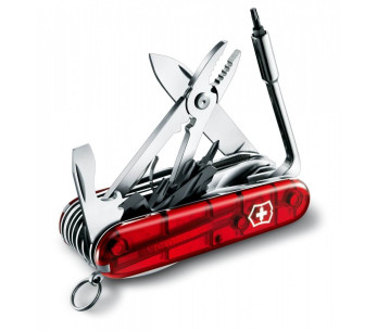 Victorinox Sveitsin taskuveitsi 23 kpl CYBER TOOL 41 91mm kahva läpikuultava punainen 2