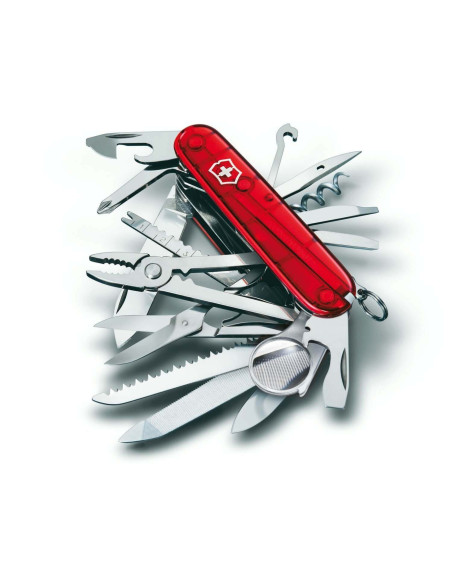 Schweizer Messer Victorinox 21 Teile SWISSCHAMP Griff 91mm blau transluzent