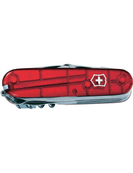 Schweizer Messer Victorinox 21-teilig SWISSCHAMP rot transluzent