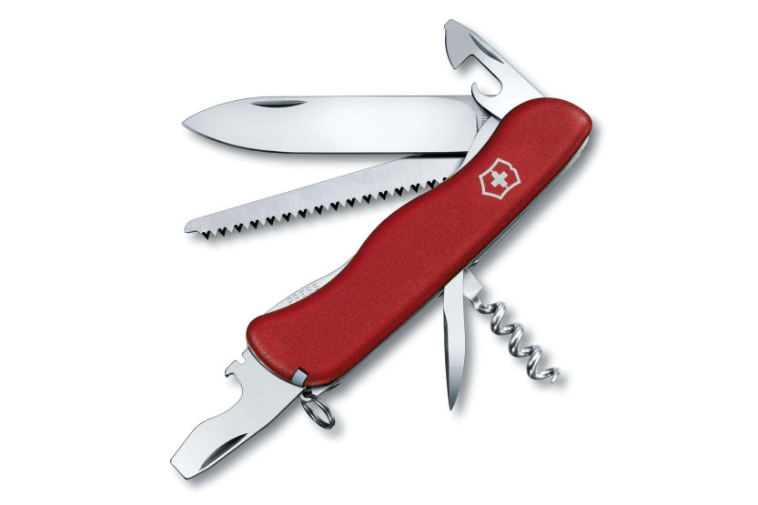 Victorinox Swiss Pocket Knife Forester red mat 111mm 12 functions