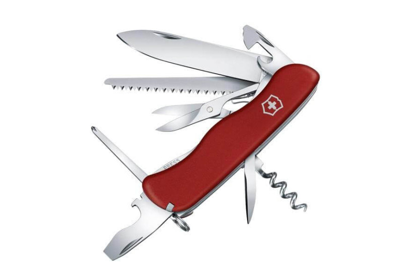 Victorinox schweizisk lommekniv Outrider rød 111 mm 14 funktioner
