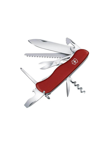Victorinox sveitsisk lommekniv Outrider rød 111 mm 14 funksjoner