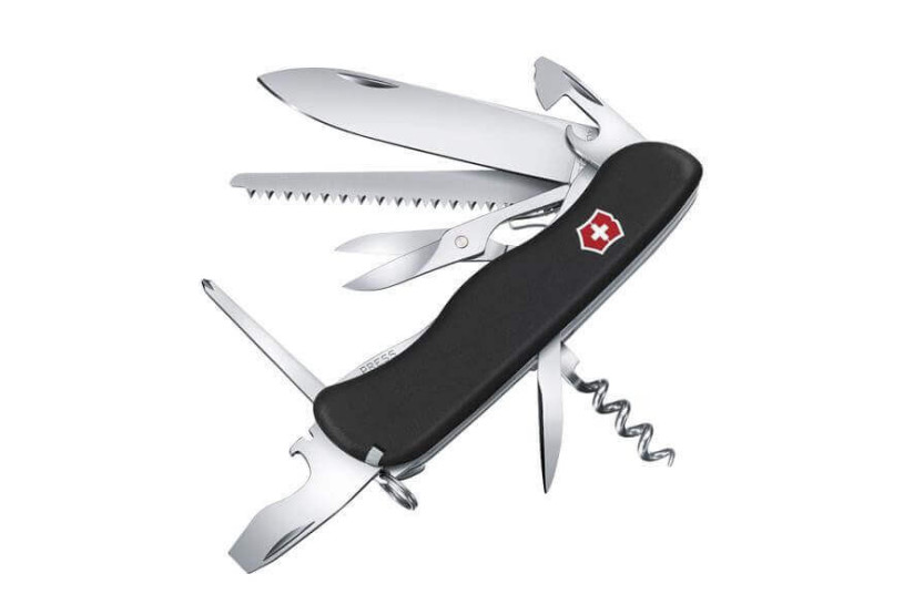 Victorinox schweizisk lommekniv Outrider sort 111 mm 14 funktioner