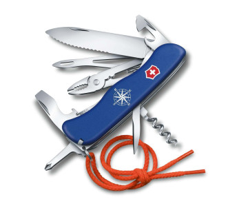 Victorinox schweizisk fickkniv Skipper blå 111 mm 18 funktioner