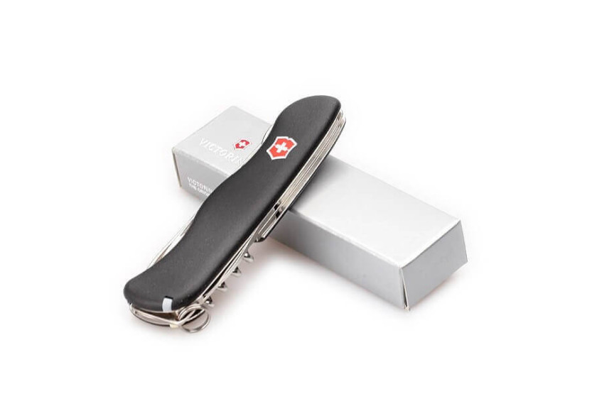 Victorinox schweizisk fickkniv Nomad svart 111mm 11 funktioner