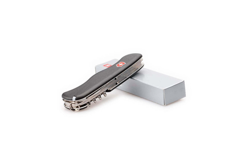 Victorinox Swiss Pocket Knife Forester black 111mm 12 functions