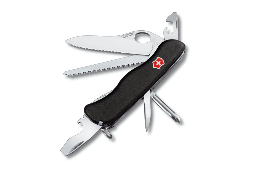 Victorinox Swiss Pocket Knife Trailmaster Military black 111mm 12 functions