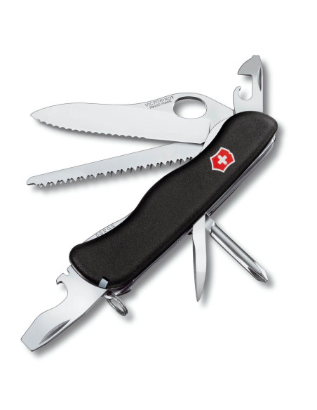 Victorinox Sveitsin taskuveitsi Trailmaster Military musta 111mm 12 toimintoa