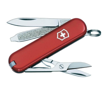 Victorinox Swiss Pocket Knife Classic SD rosso 58 mm 7 funzioni