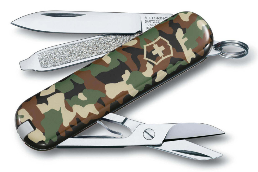 Victorinox Coltello tascabile Classic mimetico 58 mm 7 funzioni