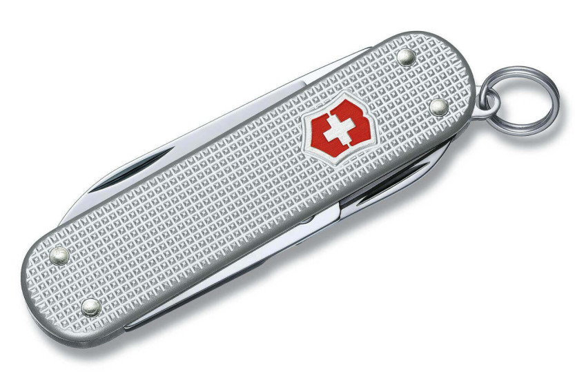 Canivete suíço Victorinox Classic Alox Silver 58mm 5 funções