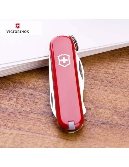 Canivete Victorinox Swiss Rally vermelho 58mm 9 funções