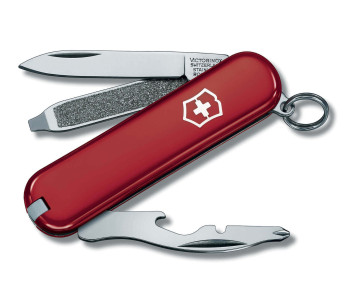 Navaja Victorinox Swiss Rally roja 58mm 9 funciones