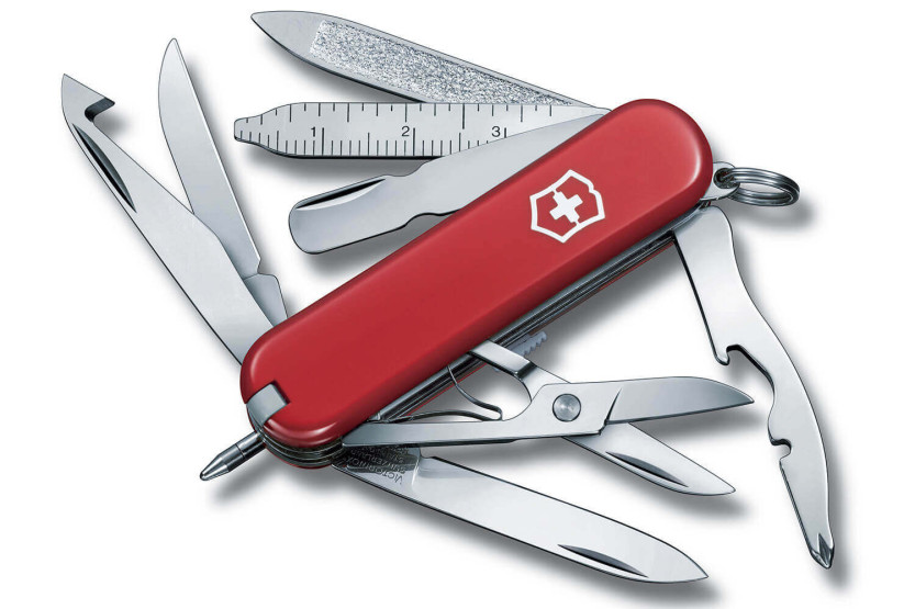 Victorinox sveitsisk lommekniv Minichamp rød 58 mm 18 funksjoner