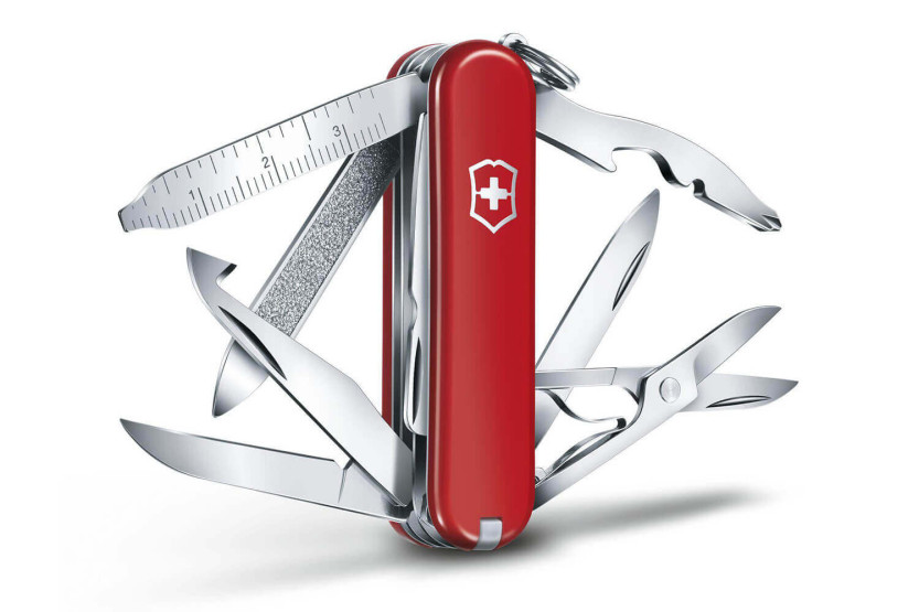 Victorinox schweizisk lommekniv Minichamp rød 58 mm 18 funktioner