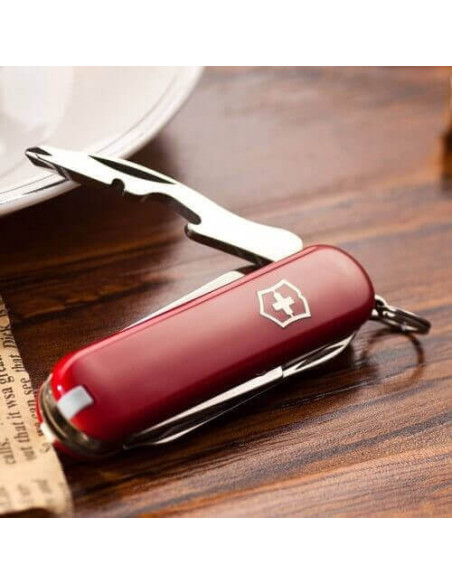 Victorinox Swiss Pocket Knife Rambler rosso 58 mm 10 funzioni