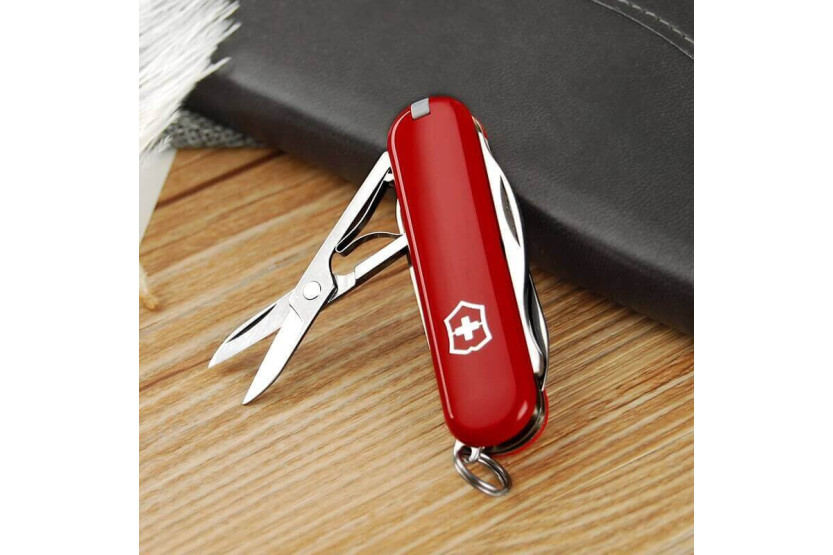 Victorinox Swiss Pocket Knife Rambler rosso 58 mm 10 funzioni