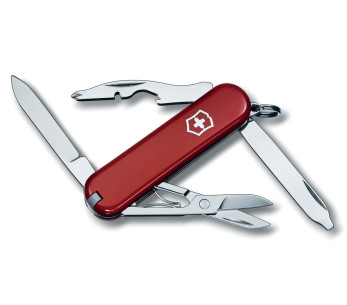 Victorinox sveitsisk lommekniv Rambler rød 58 mm 10 funksjoner