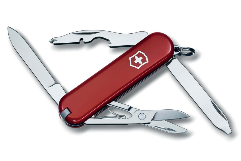 Victorinox Sveitsin taskuveitsi Rambler punainen 58mm 10 toimintoa