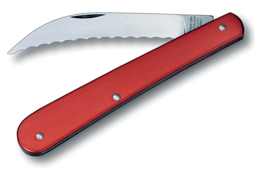 Coltello da panettiere Victorinox Swiss Baker's Knife rosso con lama da panettiere da 91 mm