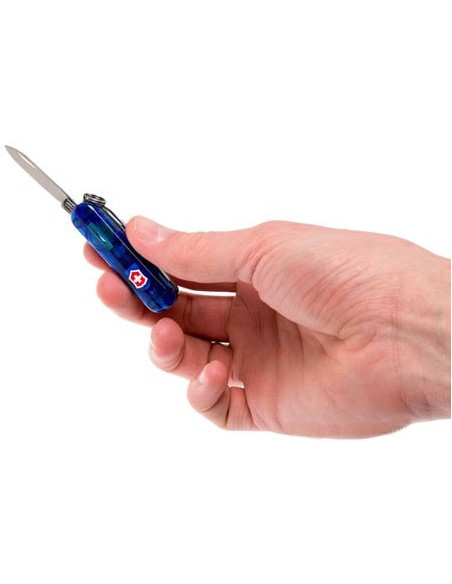 Schweizer Messer Victorinox Signature Lite transluzent blau 58mm 7 Funktionen