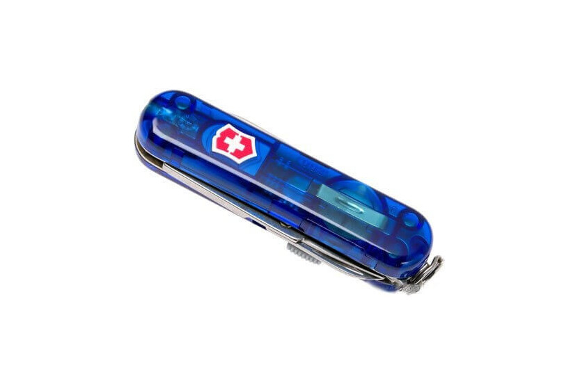 Schweizer Messer Victorinox Signature Lite transluzent blau 58mm 7 Funktionen