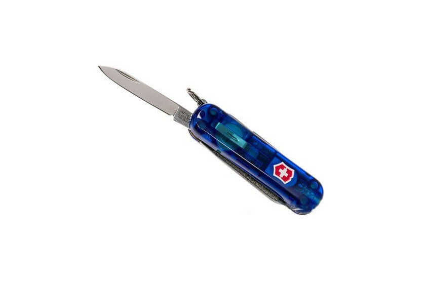 Schweizer Messer Victorinox Signature Lite transluzent blau 58mm 7 Funktionen