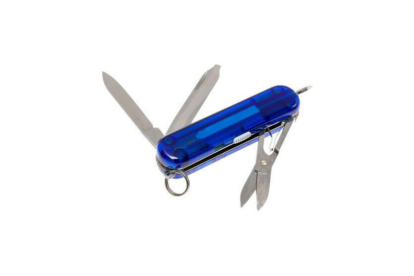 Schweizer Messer Victorinox Signature Lite transluzent blau 58mm 7 Funktionen