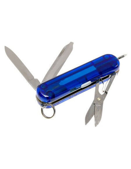 Schweizer Messer Victorinox Signature Lite transluzent blau 58mm 7 Funktionen