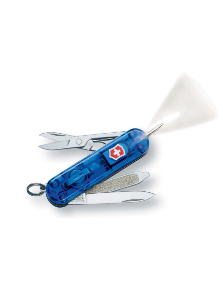 Schweizer Messer Victorinox Signature Lite transluzent blau 58mm 7 Funktionen