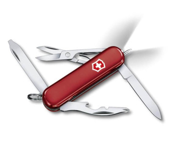 Victorinox Sveitsin taskuveitsi Midnite Manager punainen 58mm 10 toimintoa