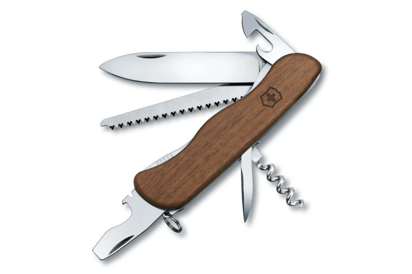 Victorinox schweizisk fickkniv Forester Wood Walnut 111mm 10 funktioner
