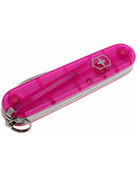 Victorinox My First Swiss Pocket Knife til børn lyserød gennemsigtig 84 mm 9 funktioner