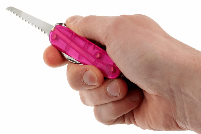 Victorinox Coltellino svizzero per bambini My First rosa traslucido 84 mm 9 funzioni