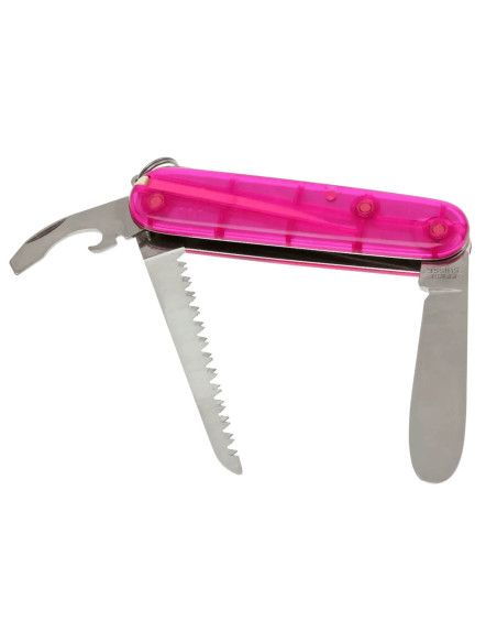 Victorinox Coltellino svizzero per bambini My First rosa traslucido 84 mm 9 funzioni