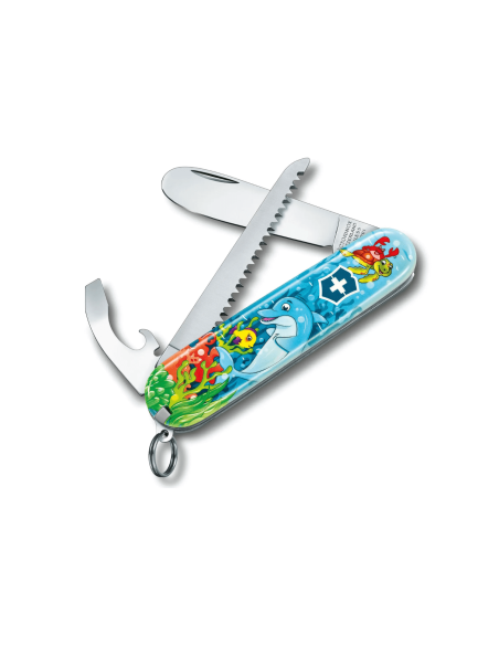 Victorinox My First schweizisk armékniv för barn djurutgåva delfinmotiv 84mm 9 funktioner