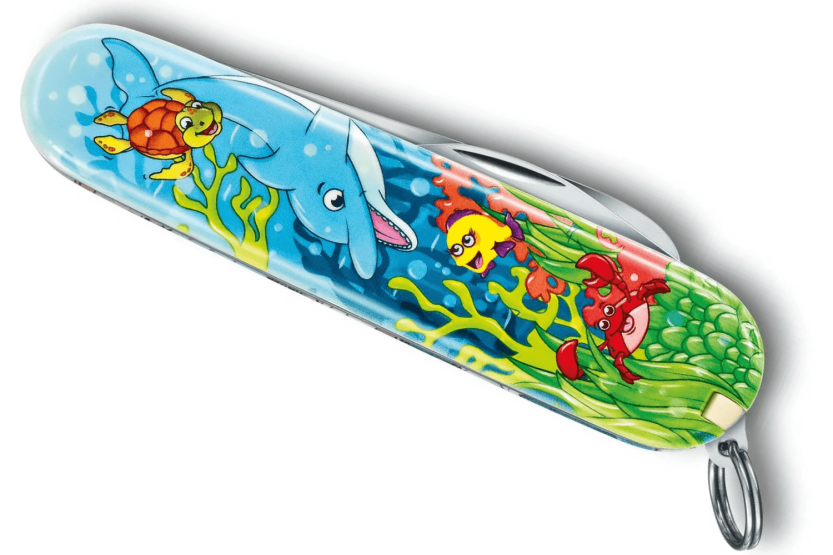 Victorinox My First Swiss Army Knife for Children animal edition dolphin motif 84mm 9 functions