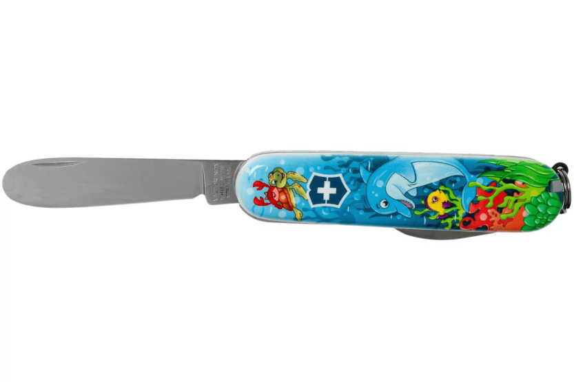 Victorinox My First Swiss Army Knife per bambini edizione animale motivo delfino 84 mm 9 funzioni