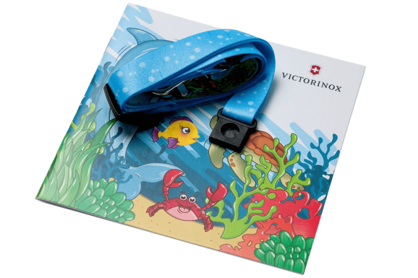Victorinox My First Swiss Army Knife voor kinderen diereneditie dolfijnmotief 84mm 9 functies