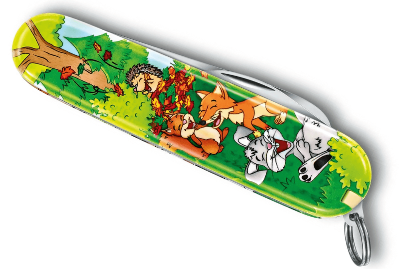 Victorinox My First schweizerkniv til børn animal edition kaninmotiv 84 mm 9 funktioner