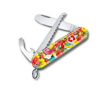 Victorinox My First Swiss Army Knife for Children animal edition parrot design 84mm 9 funções
