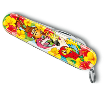 Victorinox My First Swiss Army Knife for Children animal edition parrot design 84mm 9 funções 2
