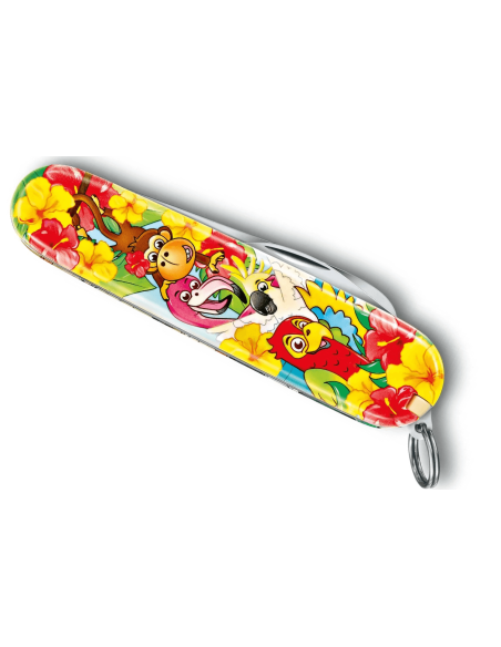 Victorinox My First Swiss Army Knife for Children eläinversio papukaijamalli 84mm 9 toimintoa