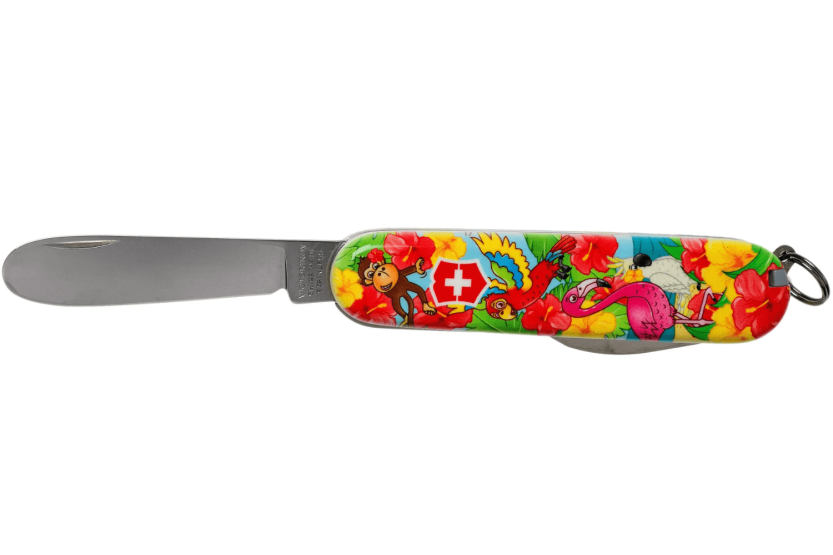 Victorinox My First Swiss Army Knife til børn dyreudgave papegøjedesign 84 mm 9 funktioner