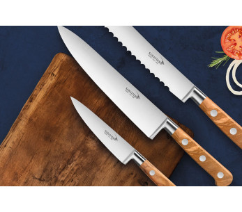 Ideal Sabatier DEG 20cm kockkniv i olivträ 2