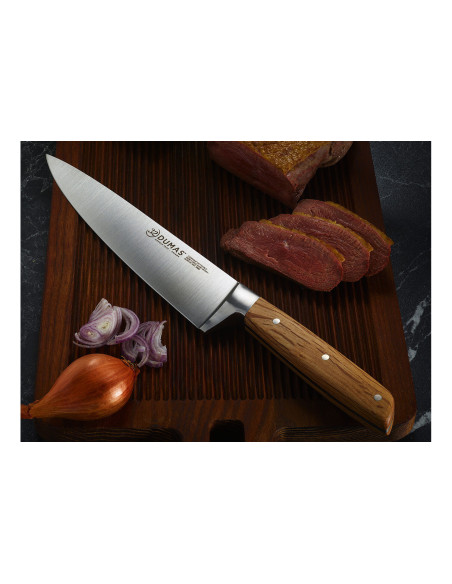 Kockkniv 20cm 32 Dumas Signature grönt ekhandtag