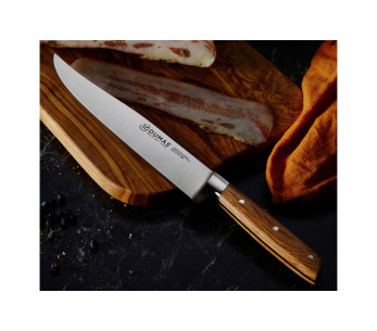 20cm 32 Dumas Signature vleesmes groen eiken handvat 2